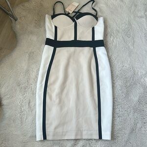NWT HOUSE OF CB COLOR BLOCK DRESS